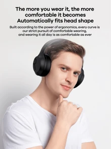 REMAX Remax Bluetooth Headphones Over Ear, 12 Hours Playtime Wireless Headphones With Up To 300 Hours Battery Standby, Support Answer Call(Black), Premium Gift For Friend, Classic Best Seller Of Store