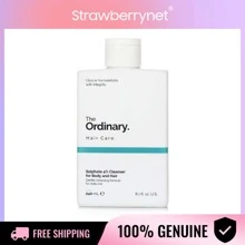The Ordinary 240毫升/8.1盎司，4％硫酸鹽潔淨劑，適用於身體和頭髮