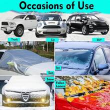 轻薄、实用且具有保护性的汽车挡风玻璃罩，让您的汽车在这个夏天和冬天保持清洁和无尘！ - 彩色 - 查看 8