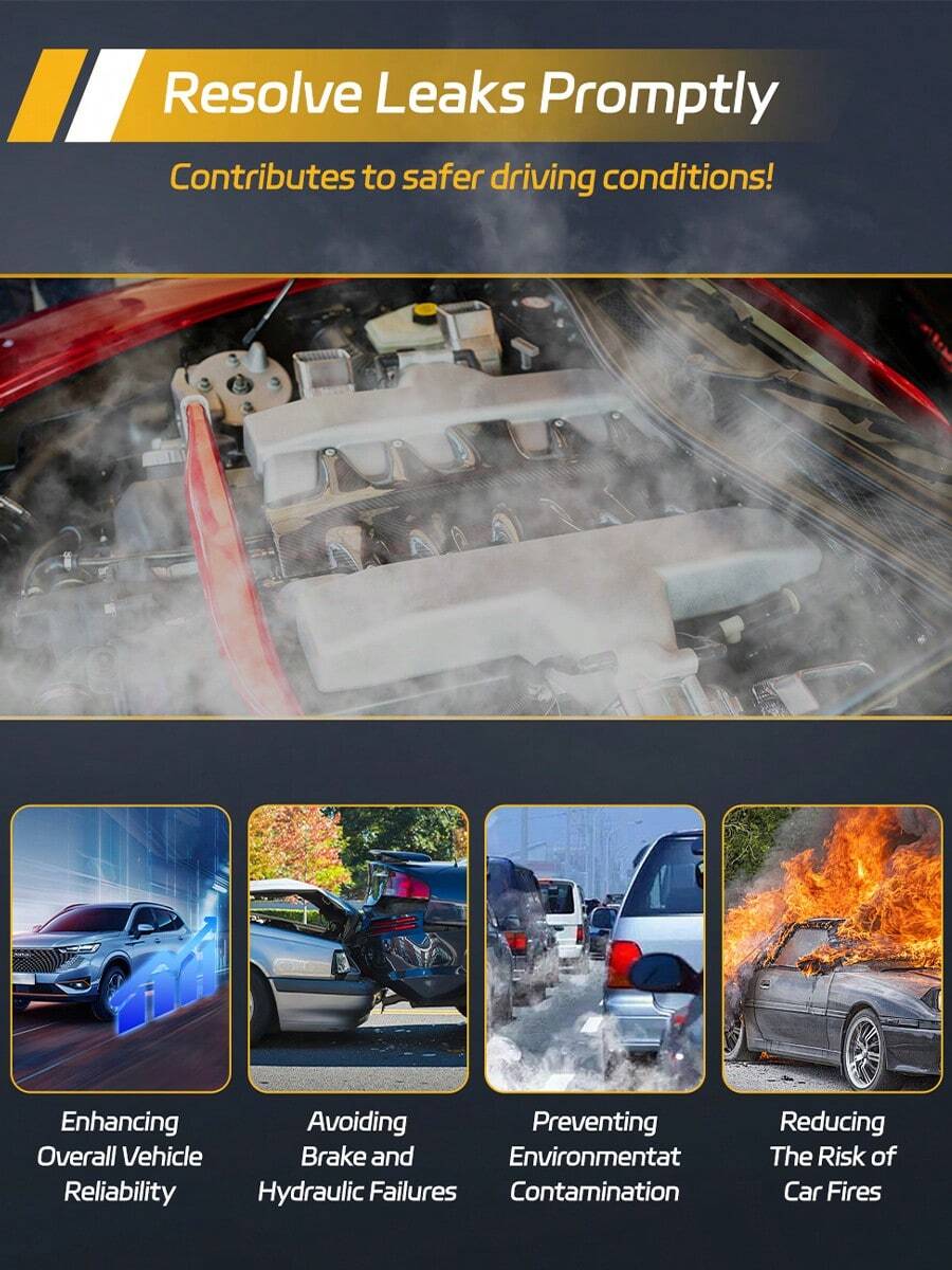 Solary Automotive Smoke Machine Leak Detector 12V EVAP Vacuum