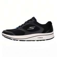 Skechers Men's GO RUN Casual Versatile Sports Running Shoes - Black - View 1