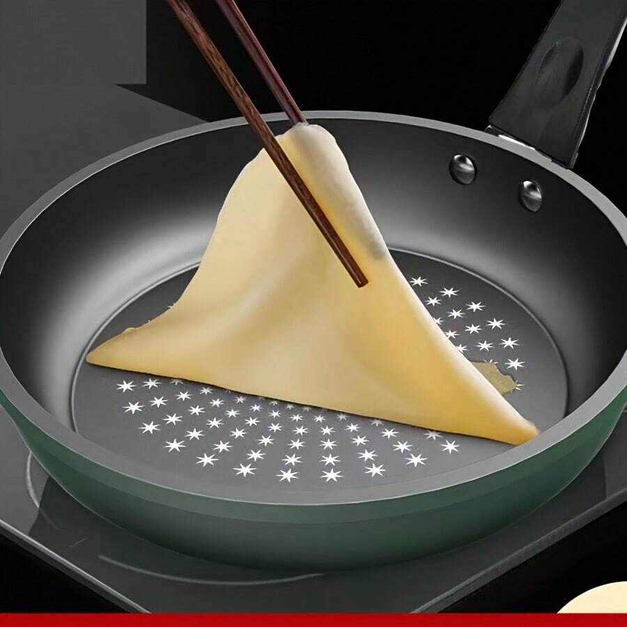 Crystal Drill NonStick Frying Pan Pan With Omelette Cooking Oil Fume
