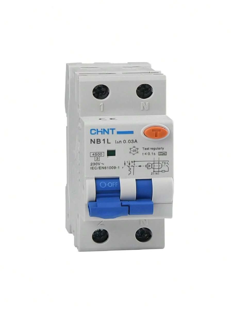 Chint Interruttori Magnetotermici Differenziali Serie NB1L Curva, cod. 203332-203339