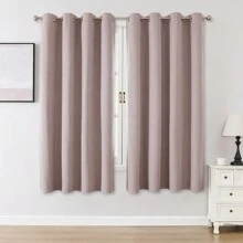 1 pieza/2 piezas opcional, Cortina opaca tipo lino para sala de estar, cortina 100% opaca para dormitorio, cortinas oscurecedoras para sala de estar, ligera, de aislamiento térmico e impermeable, juegos de paneles de cortinas opacas para teatro en casa, comedor y fondo, con sujeción