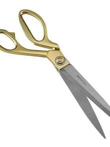 Tesoura Uso Profissional Para Costureira 20cm 24cm 26cm - Dourado 26cm (WJ-1109) - Visão 5