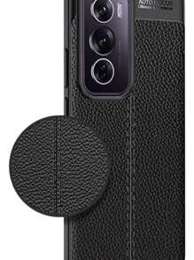 Funda Para Oppo Reno 12 5g Tpu Leather Case - Negro - Ver 6