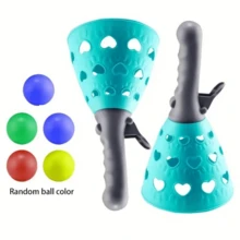 Tham gia trò chơi ngoài trời và trong nhà, chơi trò chuyền bóng và bắt bóng, với 2 máy phóng bóng, 5 quả bóng và đồ chơi bãi biển cho trò chơi sân chơi Giáng sinh, quà tặng Halloween (Bóng được giao ngẫu nhiên) - Nhiều màu - Xem 9