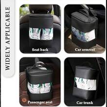 Hộp đựng đồ và lưu trữ ô tô dung tích lớn nâng cấp có túi, hộp đựng giày ô tô, hộp đựng đồ đa năng chống thấm nước ở ghế sau ô tô để đựng giày dép, túi đựng quần áo, phụ kiện ô tô thông dụng, hộp đựng giày di động bằng vải Oxford - Nhiều màu - Xem 7