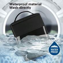 Hộp đựng đồ và lưu trữ ô tô dung tích lớn nâng cấp có túi, hộp đựng giày ô tô, hộp đựng đồ đa năng chống thấm nước ở ghế sau ô tô để đựng giày dép, túi đựng quần áo, phụ kiện ô tô thông dụng, hộp đựng giày di động bằng vải Oxford - Nhiều màu - Xem 8