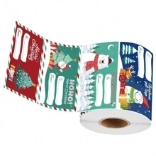 Thẻ quà tặng Giáng sinh - Thẻ quà tặng Giáng sinh - Nhãn quà tặng Giáng sinh tự dán Giấy gói quà ông già Noel - Đồ trang trí Giáng sinh (2,95 X 1,6 inch), Giáng sinh - Nhiều màu - Xem 8