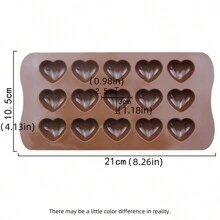 硅胶心形巧克力模具，情人节糖果模具蛋糕果冻布丁DIY模具蛋糕装饰模具托盘，多种款式可选