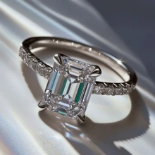 Elegant Commitment Ring With Shiny Cubic Zirconia, Engagement Jewelry Suitable For Women Wedding, Party And Daily Wear