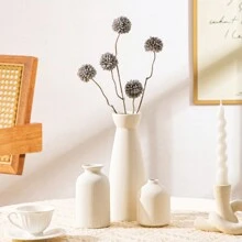 Keramikvase, modern minimalistischer bohemischer Heimdekoration Vase, Bauernhaus rustikale Kaminsims- und Bücherregal-Dekoration, geräumige Vase für Heimdekoration, Mittelpunkt Tische, Schlafzimmer Schreibtische, Eingangsbereich, Wohnzimmer, Bürodekoration