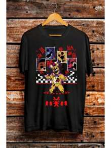 Camiseta Five Nights Freddy Game Jogo Terror Geek Nerd Camisa Blusa Unissex Masculino Feminino Lançamento Varias Cores!!