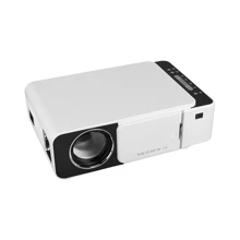 HD Multimedia Data Show Projector Portable Home HD Projector - White - View 2