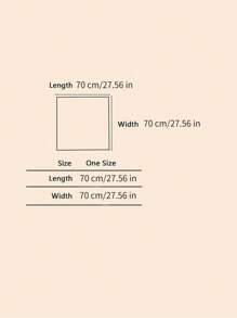 1pc Fashion Minimalist Color Block Splice Printed Faux Silk Multifunctional Women Scarf, Suitable For Daily, Home Leisure, Outdoor Windproof, Commuting Warmth, Dance Party, Holiday Gift, Elegant Women Clothing Accessory