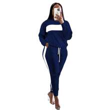 Women 2 Piece Outfits Sweatsuit Oversized Crewneck Sweatshirt Tracksuit Sweat Lounge Matching Set Fall