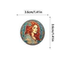 Bộ 51 miếng dán trang trí nghệ thuật phong cách Mucha Retro, nhãn dán hoạt hình dễ thương, nhãn dán thẩm mỹ vui nhộn cho sổ lưu niệm, văn phòng phẩm có con dấu tự dính, thiệp, phong bì, đàn ghi-ta, đồ trang trí nhạc cụ, quà tặng Giáng sinh, đồ dùng tiệc cho thanh thiếu niên, động lực khen thưởng - màu đen - Xem 2