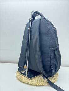 Large Capacity School Backpack For Women Students Waterproof Nylon - Black - View 4