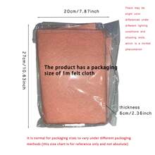 Tessuto in feltro rigido per progetti di artigianato e fai da te, aspetto documentale coordinato, disponibile in 1m, 2m, 3m