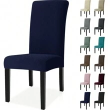 YSTYLE Housses de chaise avec dossier 2/4/6 pièces, housses de chaise extensibles pour salon cuisine, housses de chaise extensibles universelles, housses de chaise modernes anti-rayures pour chats