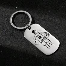 1 szt. spersonalizowany brelok do siatkówki z imieniem i numerem spikera dla mężczyzn lub kobiet