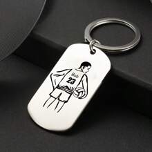 1 szt. spersonalizowany brelok do siatkówki z imieniem i numerem spikera dla mężczyzn lub kobiet