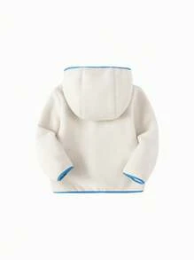 Balabala Boys' & Girls' Fleece Hooded Jacket Cute Fall/Winter 2024 Outerwear