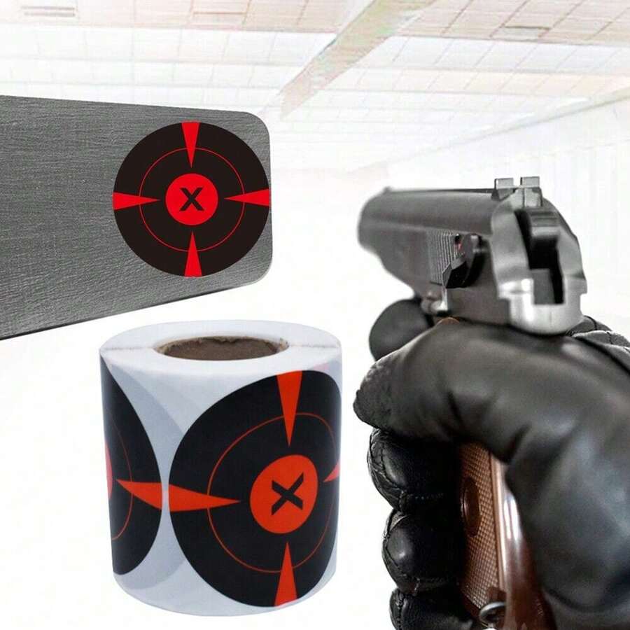 250Pcs Splatter Shooting Targets 3 Inch Reactive Paper Target Stickers