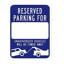 1 pieza Señal de no estacionamiento personalizada, Señales de estacionamiento reservado personalizadas para negocios, 12x8 pulgadas, de aluminio metálico resistente a la oxidación, para uso en exteriores - Multicolor - Ver 10