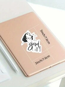 Good Girl Vinyl Stickers For Laptops Or Water Bottles, Gifts For Book Lovers Or Smut Readers, Kindle Case Decorations Or Accessories For Her For Laptop, Car, Luggage, Skateboard & More - Perfect For Teens, Adults, Creative Decor & Gifting Back To School - 1pc - View 3
