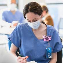 1pc Surgical Tech Nurse Badge Reel Badge Clips cho y tá Holder với kẹp cá sấu Reel huy hiệu điều dưỡng có thể thu vào với Charm cho y tá Bác sĩ Sinh viên điều dưỡng - Hồng - Xem 5