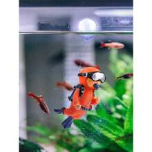 1 件创意浮动潜水员水族馆装饰、微型潜水员装饰品、鱼缸景观装饰 - 彩色 - 查看 27