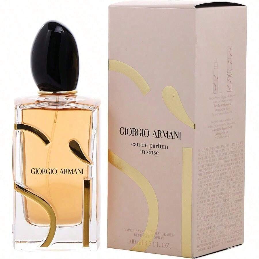 Armani Si Intense By Giorgio Armani Women Freesia, Bergamot, Mandarin Orange, Black Currant, Cassis, Osmanthus, Artemisia, Neroli, May Rose, Vanilla, Woody Notes, Patchouli, Ambroxan Eau De Parfum Spray Refillable 3.4 Oz - 無色 - 查看 1