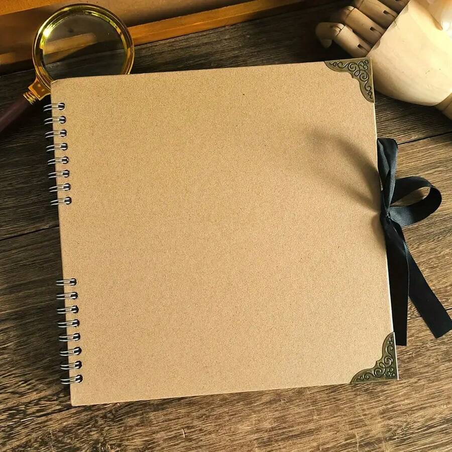 30 件 8 英寸复古牛皮纸笔记本、DIY 相册、剪贴簿、日记本制作 - 彩色 - 查看 1