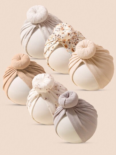 3 قطع من طقم الأغطية الناعمة الملونة بألوان الحلوى للأطفال حديثي الولادة من عمر 0-2 سنة، قبعة وشملة للرضع