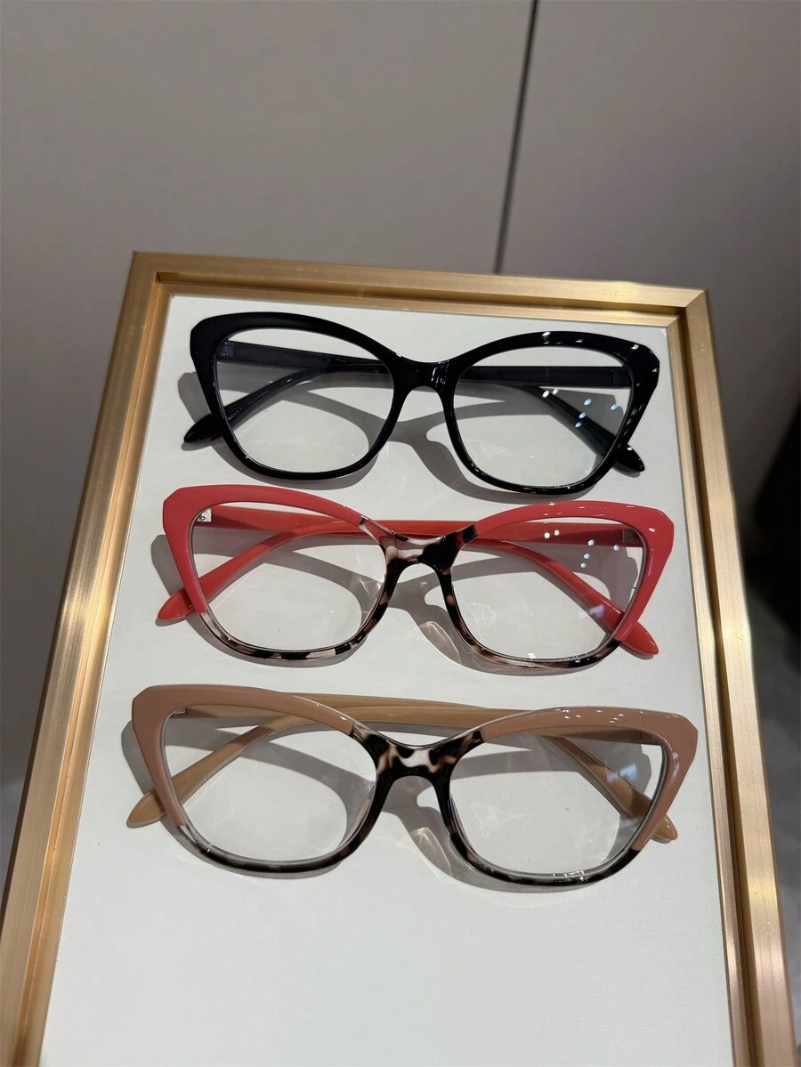 Bộ 3 Kính Mắt Mèo Thời Trang Cho Nữ, Phụ Kiện Du Lịch Ngoài Trời Cho Mùa Thu/Đông - Nhiều màu - Xem 1