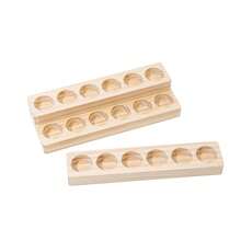 Holz-Aufbewahrungsregal für ätherische Ölflaschen, Nagellackflaschen und Spenderflaschen