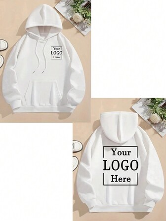 Anpassad damtröja med grafisk luva fram och bak, varm och bekväm för höst/vinter, perfekt som alla hjärtans dag-present, skoluniform, fotoutskrift för pojkvän/flickvän, familj, arbetsuniform, dekorativ rosa flickor, för högtider, för semester, för årsdagar