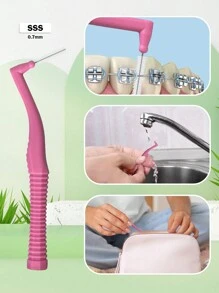 Dr.Emma Dr. Emma 10pcs/Bag Interdental Brush, Tooth Flossing Picks, Toothpick Cleaners, Tooth Cleaning Tool, Oral Dental Hygiene Flosser, Toothpick Cleaners For Detail Cleaning - Multicolor - View 6