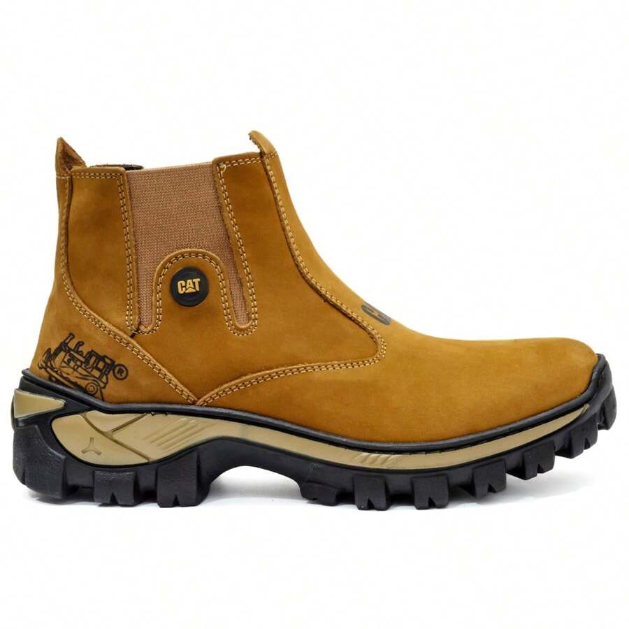 Cat Tractor Boot With Gel Insole Nobuck S.P. SHEIN UK