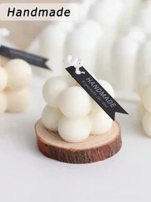 1 buc. matriță din silicon 15 în 1, matriță de lumânare din gips-carton cub 3D, matriță decorativă din gips-carton, tort cu mousse din silicon, desert cu bule, consumabile, S - alb - Vizualizare 4