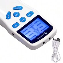 1 Set Digital Meridian Pulse Massager EMS TENS Muscle Stimulator 15 Intensities Electric Therapy Devices Full Body Relax With Replacement Electrode Pads - Multicolor - View 12