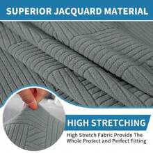 Bọc Ghế Ystyle Có Tựa Lưng 2/4/6 Miếng, Bọc Ghế Co Giãn Cho Phòng Khách Nhà Bếp, Bọc Ghế Co Giãn Đa Năng, Bọc Ghế Mèo Chống Trầy Xước Hiện Đại - Màu Xám nhạt - Xem 3