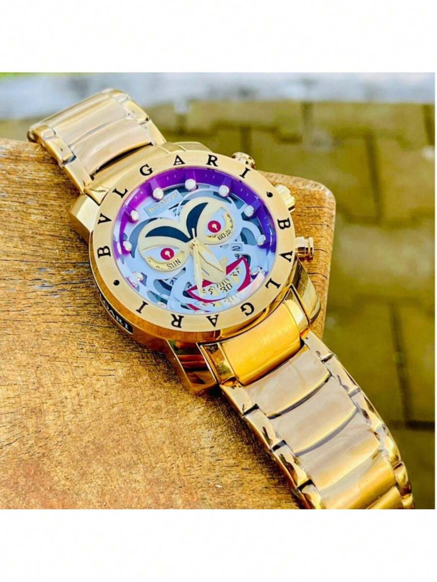 Rotating Roulette Casino Watch - 白色 - 查看 1