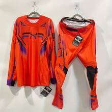 2024 GEAR SET Off Road Motorcycle Racing Mountain Bicycle Set Motocross Jersey Set Motorcycle Clothing Breathable Combination - Red - View 3