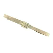 Women's Straw Belt Elastic Thin Square Buckle Sx211 - 卡其色 - 查看 2