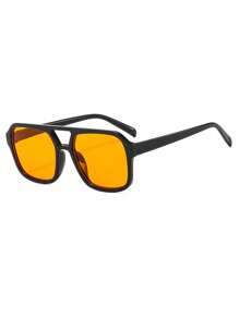 1 件复古方形时尚眼镜，女士时尚，豹纹框架时尚眼镜，户外旅行和海滩配饰，海滩配饰，女士眼镜，时尚基本款，秋冬夏季海滩度假，户外，旅行 - 彩色 - 查看 10