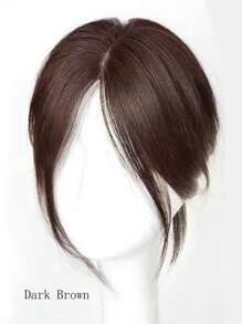 1件裝附瀏海可調鈕扣網帽假髮，完美貼合頭皮，女性幻想風假髮，適合日常通勤與旅行佩戴，髮飾髮夾接髮頭飾髮簪 - 彩色 - 查看 5