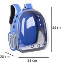 BACKPACK PET BAG OPEN VIEW ASTRONAUT VARIOUS COLORS CAT AND DOG - 淺粉色 - 查看 6